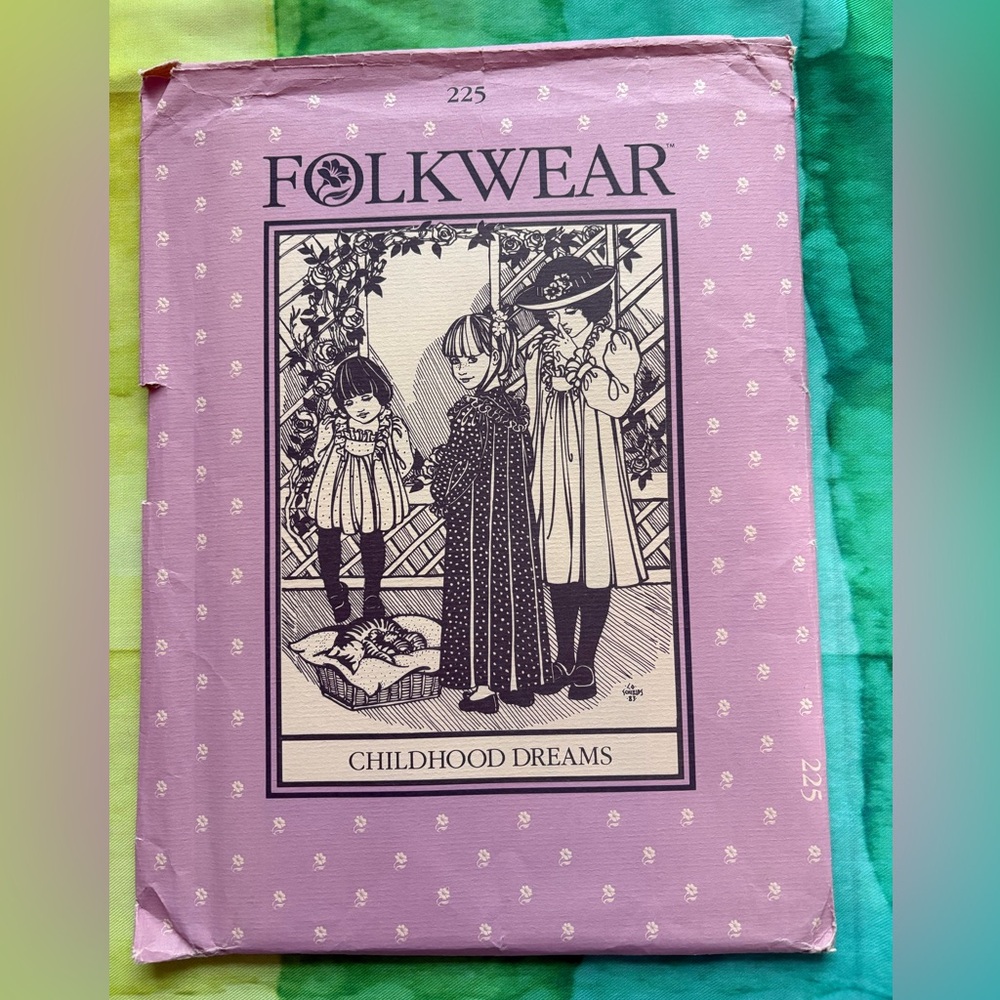 Folkwear 225 Childhood Dreams sewing pattern UNCUT